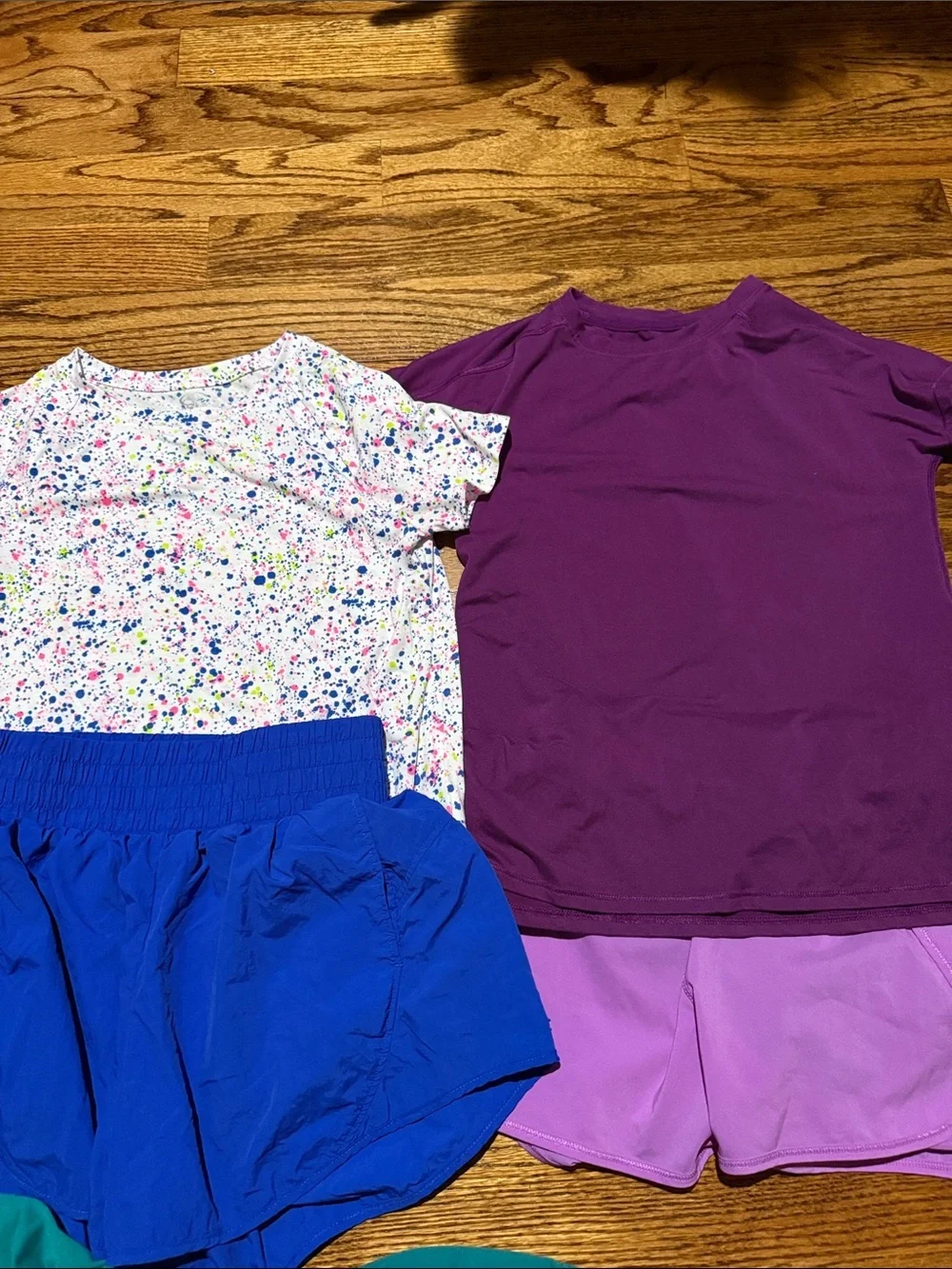 Girls bundle of 10 tops and 10 shorts size 10-12 various brands some NWT